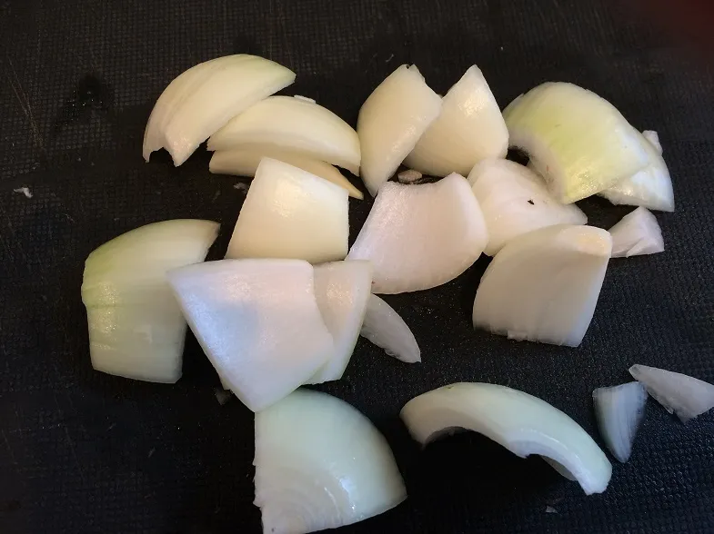 cut onions